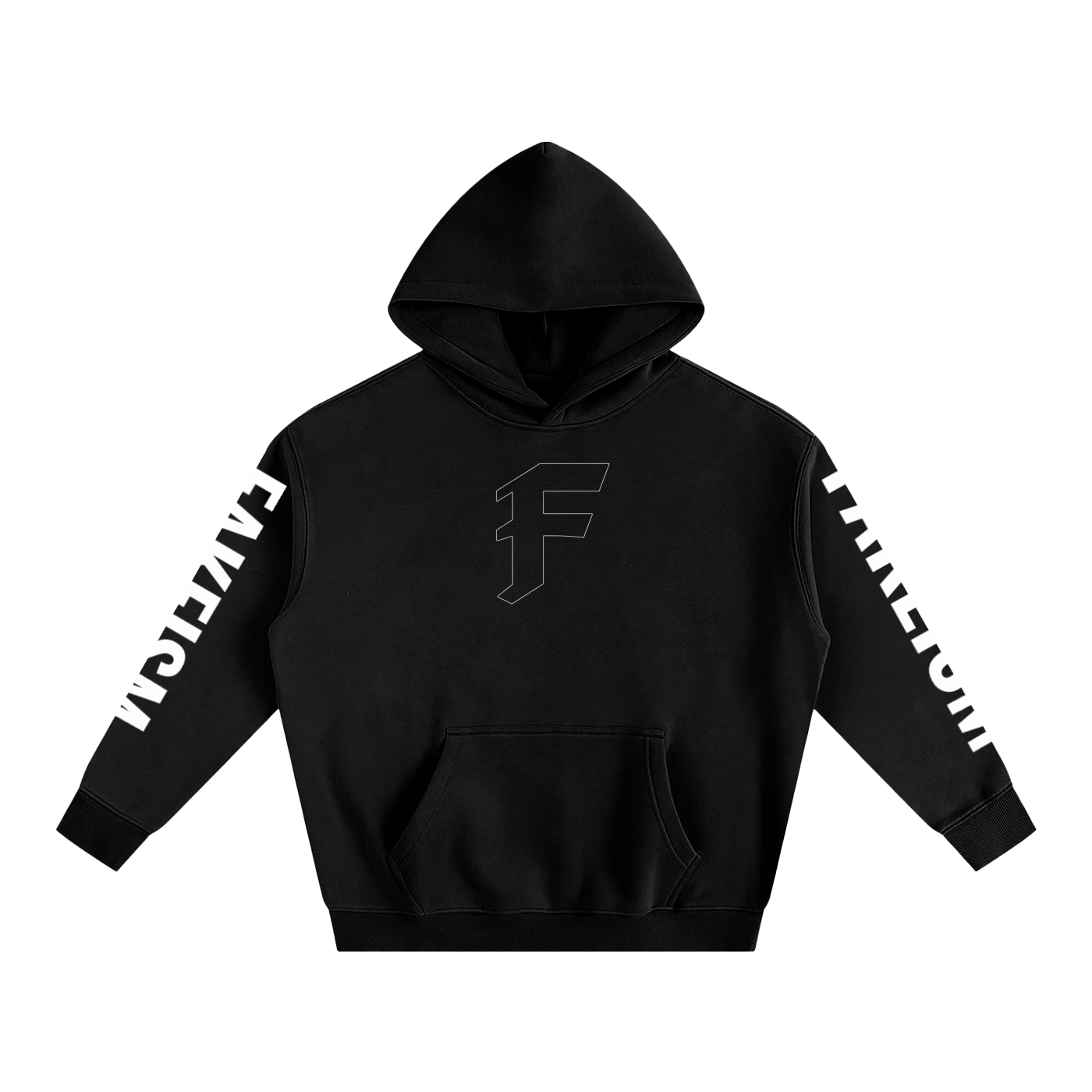 STAMPED FAKEISM -Oversize Fleeced Hoodie