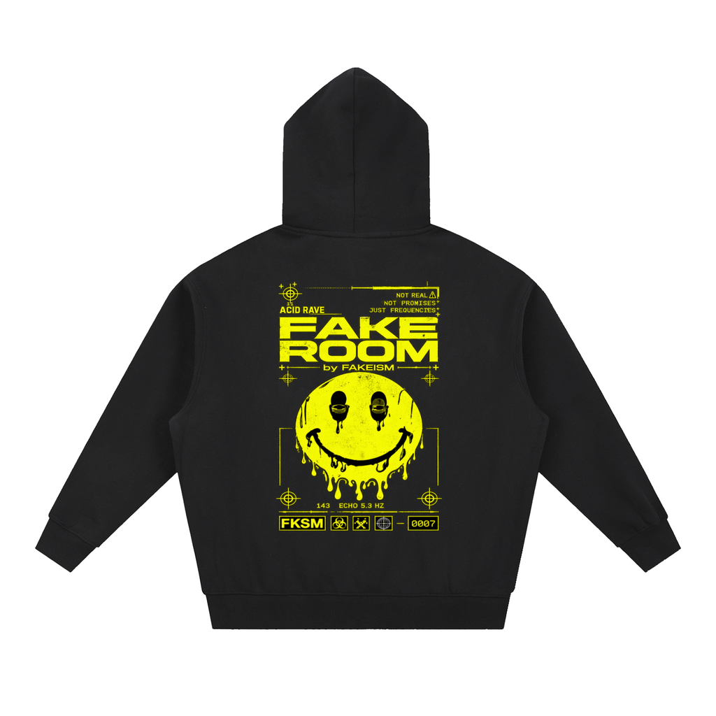 FAKE ROOM Acid Rave Oversized Hoodie