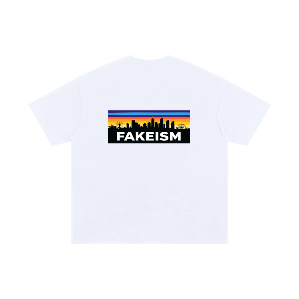 Fakeism Skyline Oversized Tee