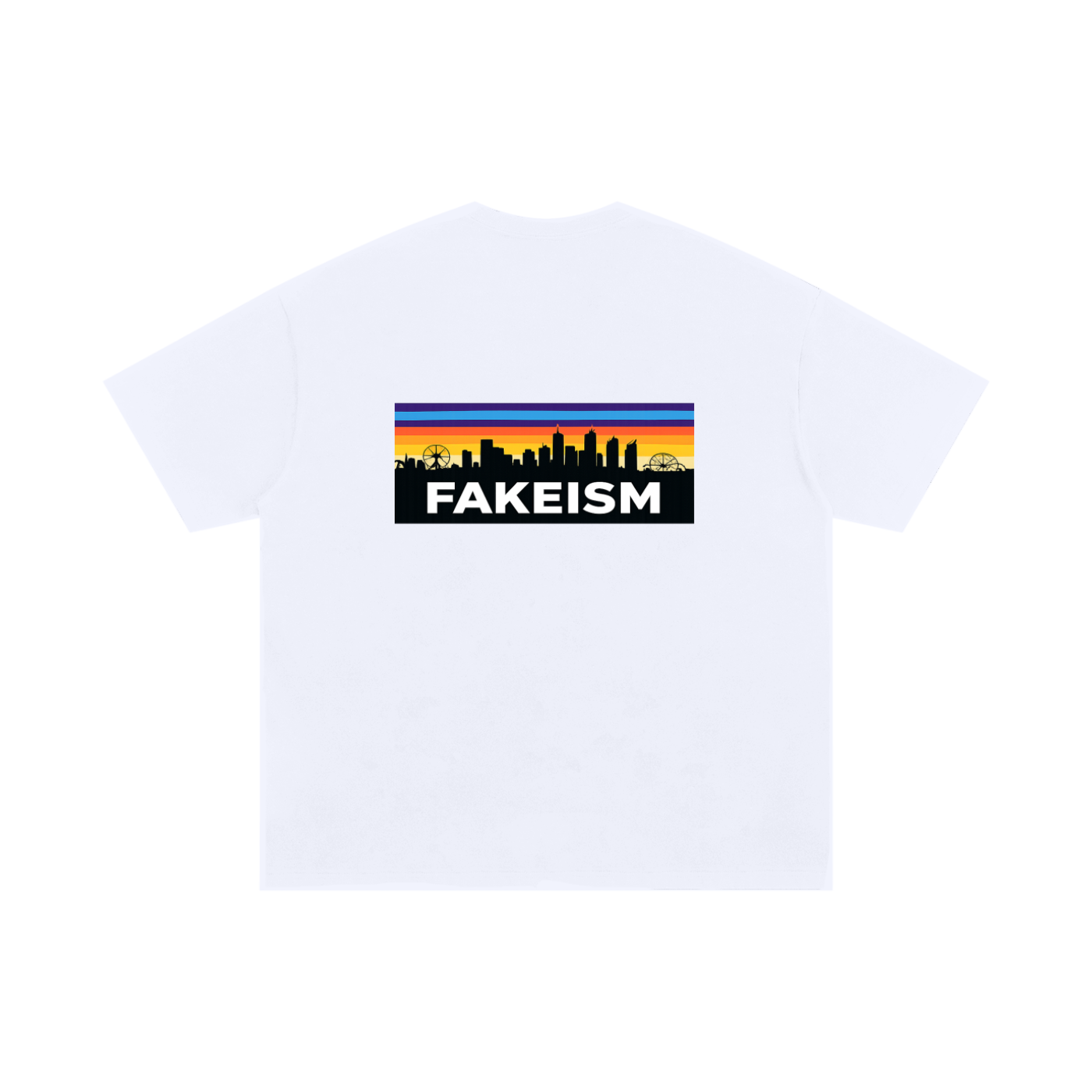 Fakeism Skyline Oversized Tee