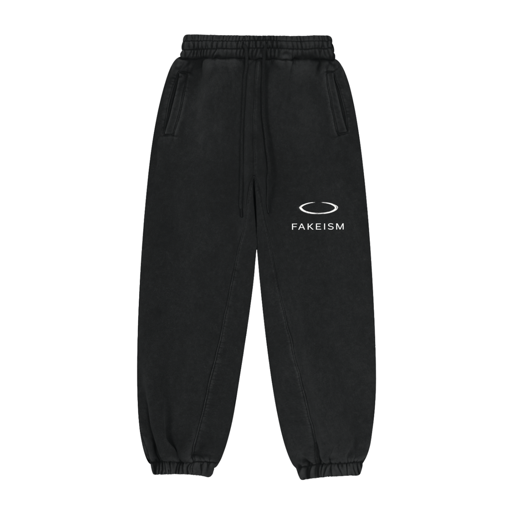 FKSM Melbourne Coordinates Fleece Jogger Sweatpants – Washed Black