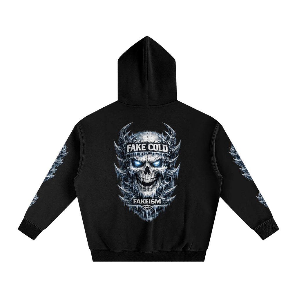 FAKE COLD - Signature Oversize Fleeced Hoodie