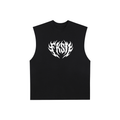 FAKEISM Raw Edge Tank — Boxy Cotton Fit