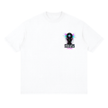 FAKE ROOM Neural Frequency Oversized Tee – White