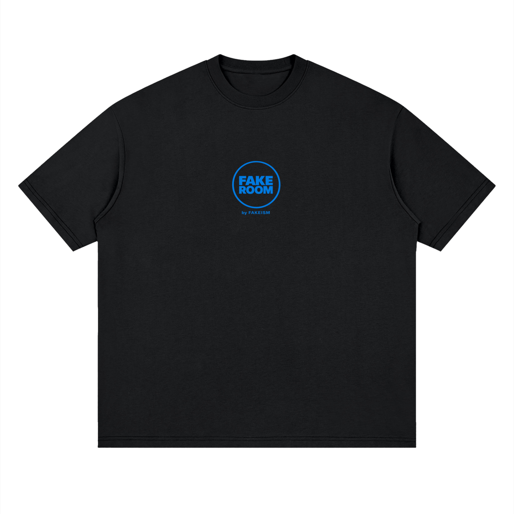 FAKE ROOM 88.8 Frequency Oversized Tee
