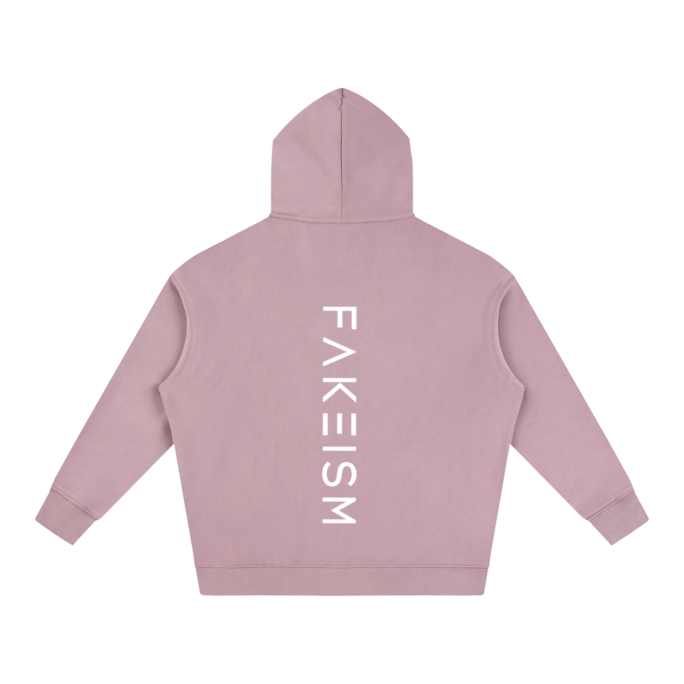 FAKEISM® Past To Future Oversized Fleeced Hoodie — Purple