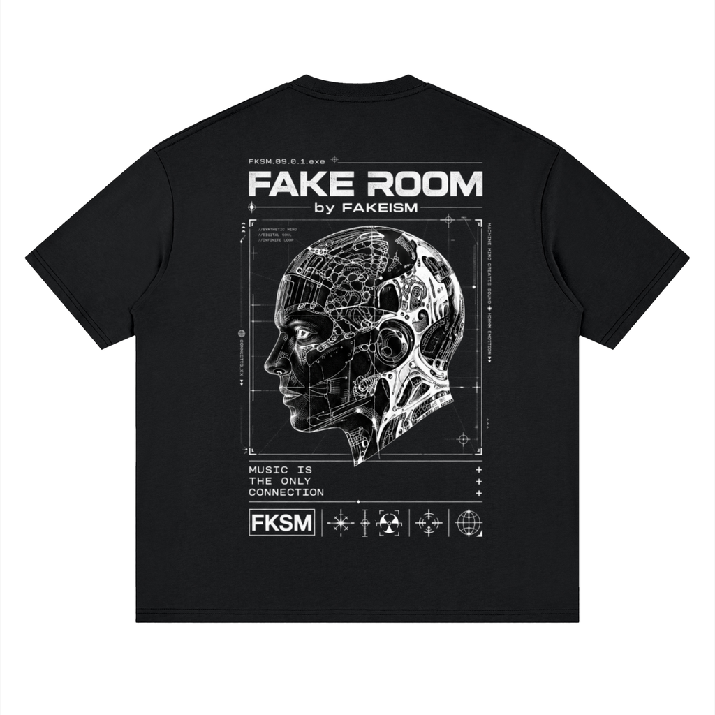 FAKE ROOM Synthetic Mind Oversized Tee