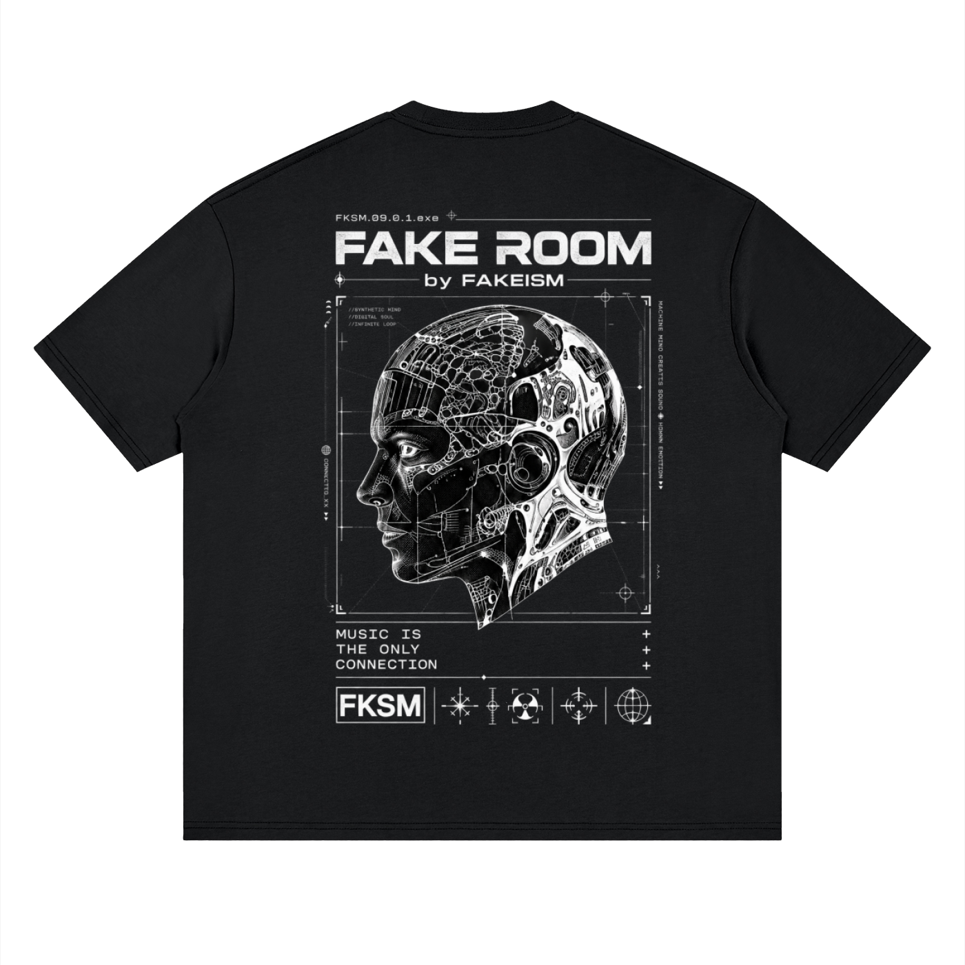 FAKE ROOM Synthetic Mind Oversized Tee