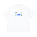 FAKE ROOM Trust The System Oversized Tee – White