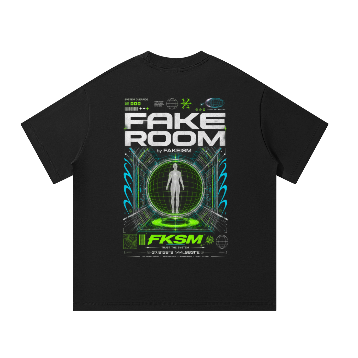 Simulation System Oversized Tee