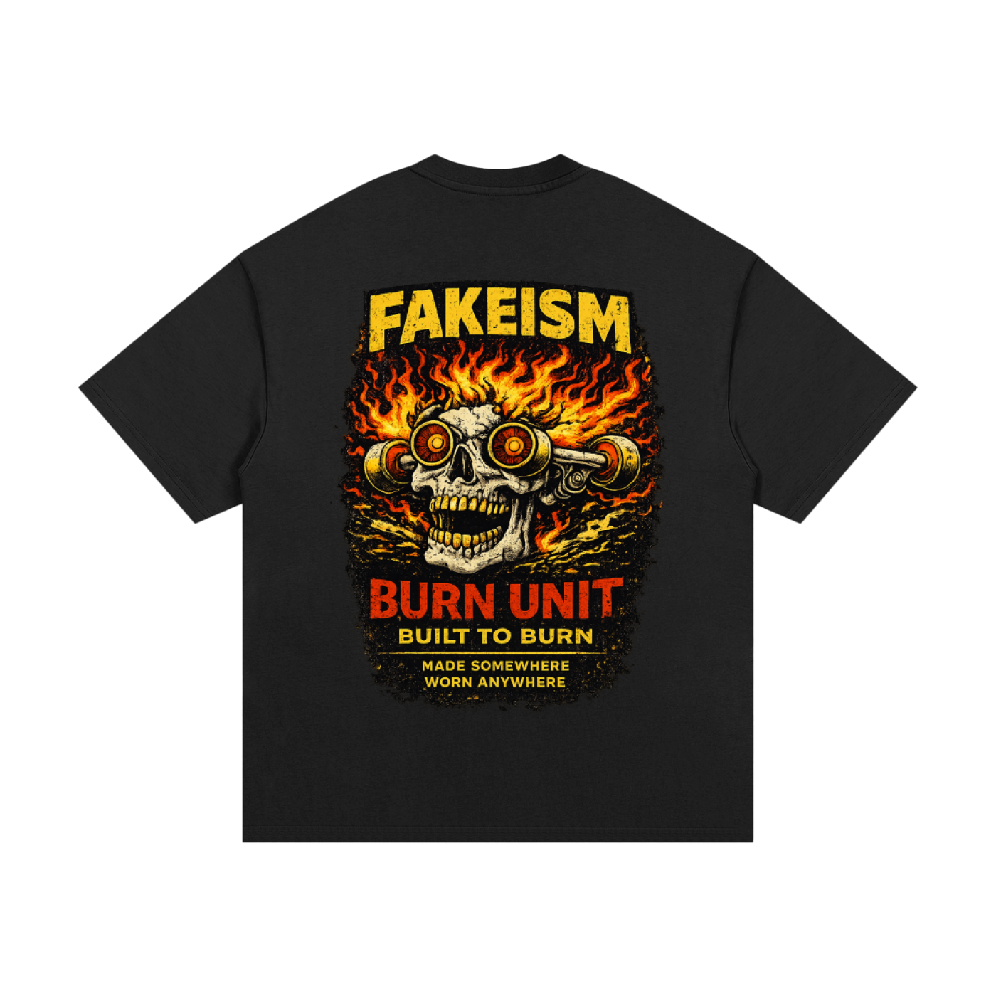 Fakeism Burn Unit Heavyweight T-Shirt