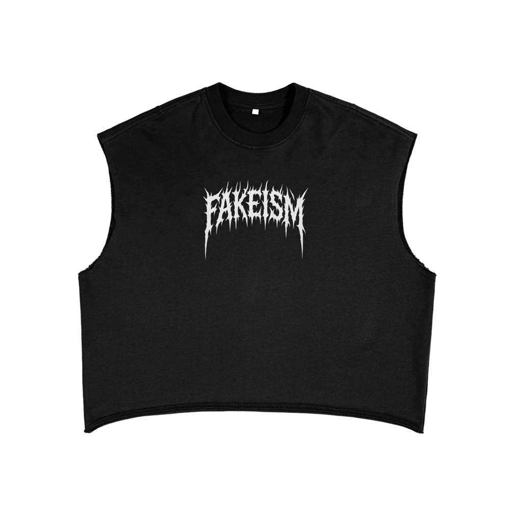 Metal hard FAKEISM Boxy Tank Top