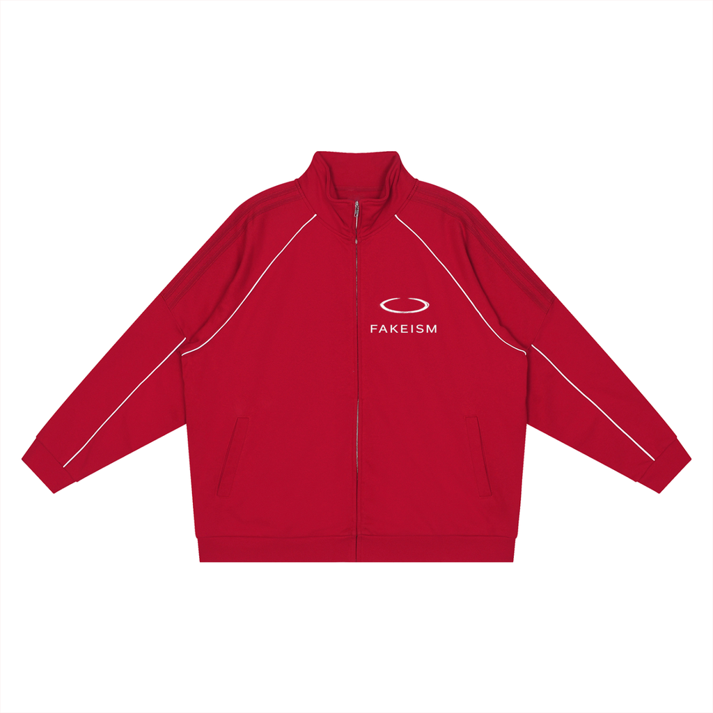 FKSM Melbourne Reflective Track Jacket – Red
