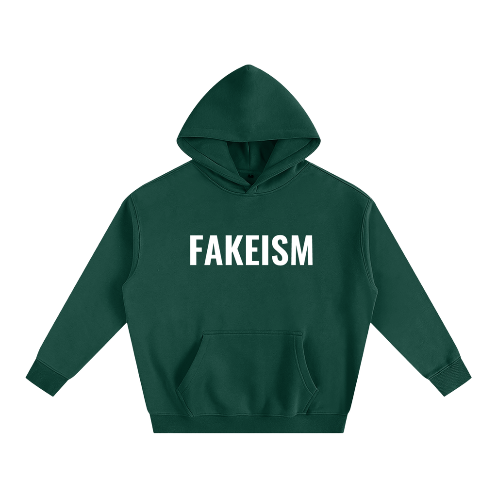 Oversize Fleeced Hoodie - Emerald Green