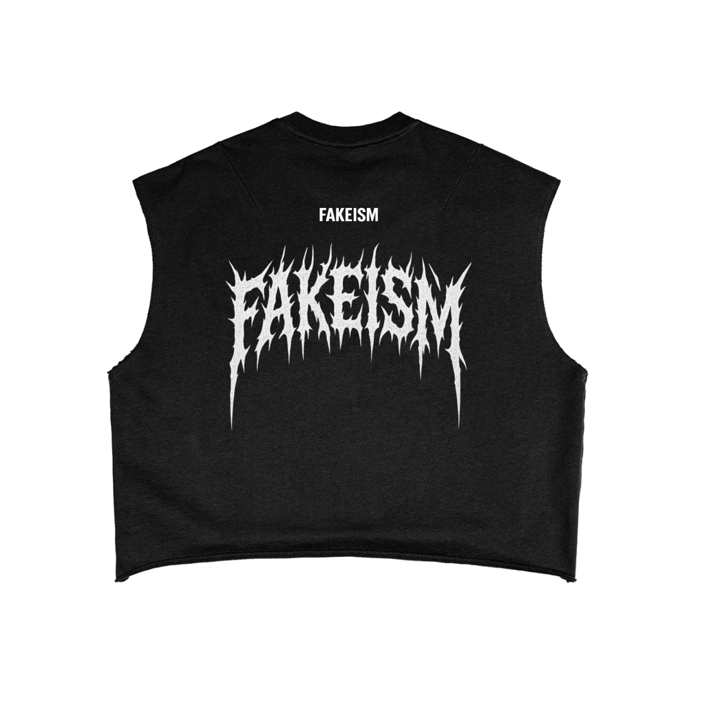 Metal hard FAKEISM Boxy Tank Top