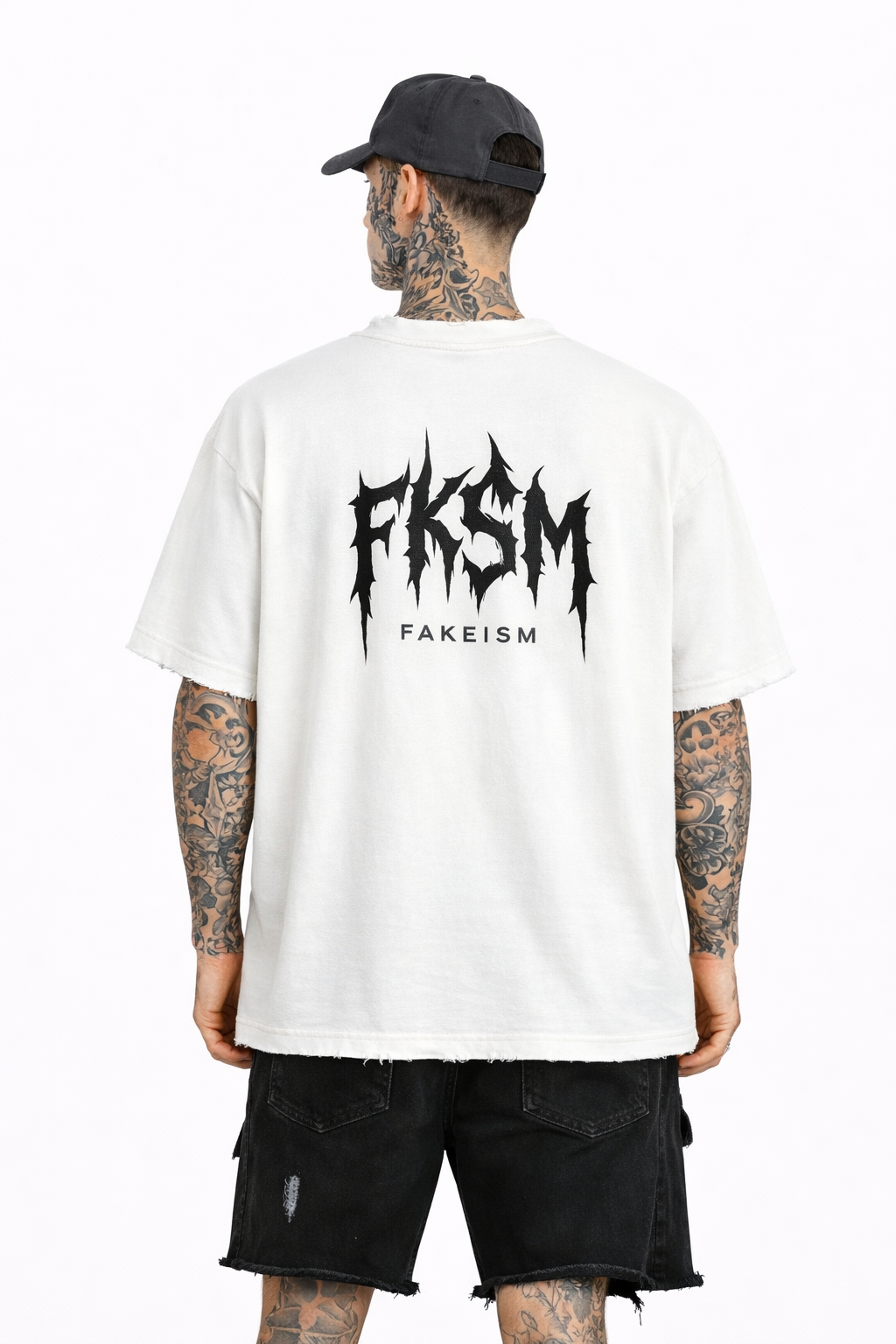 FKSM Frayed Heavyweight Vintage Wash T-Shirt