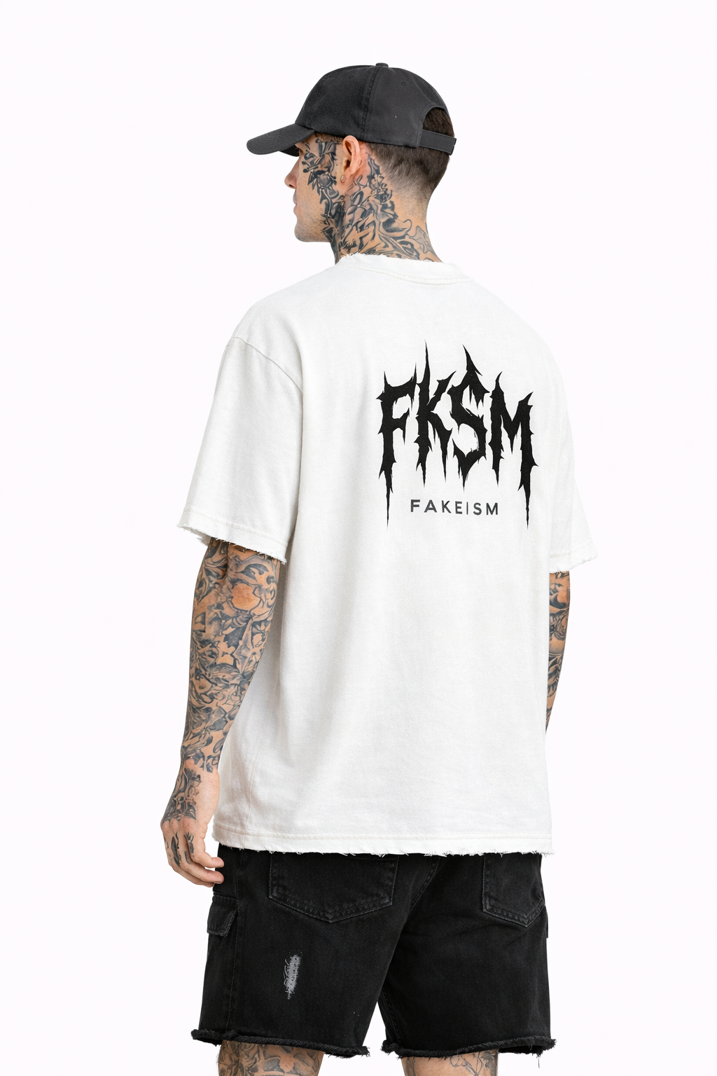 FKSM Frayed Heavyweight Vintage Wash T-Shirt