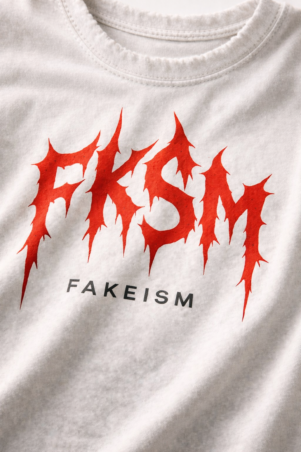 FKSM Frayed Heavyweight Vintage Wash T-Shirt