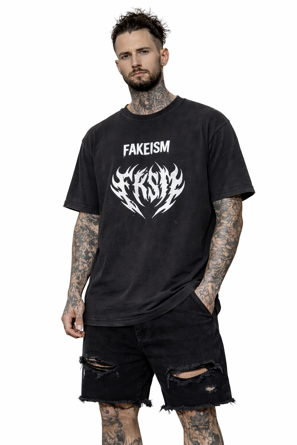 Vintage Wash Drop Shoulder T-shirt