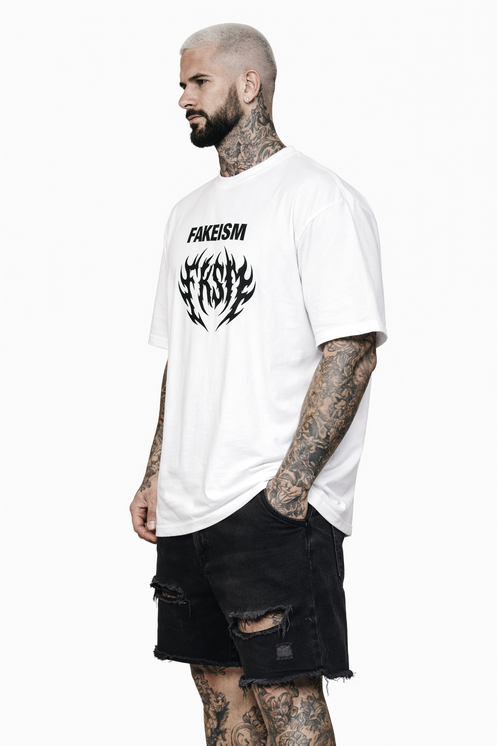 FKSM - Vintage Wash Drop Shoulder T-shirt