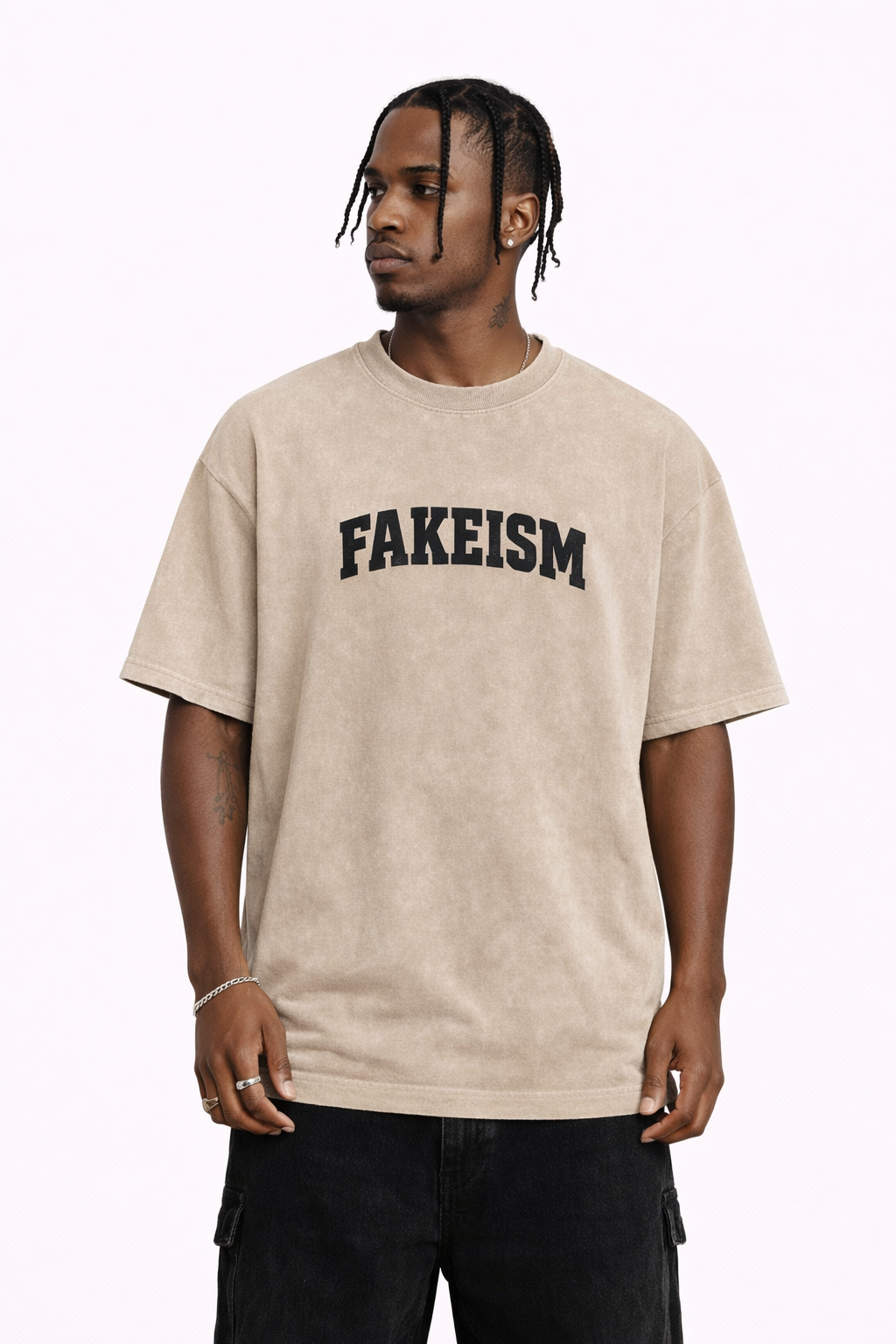 FAKEISM FKSM “Halfpipe” Snow Washed Tee