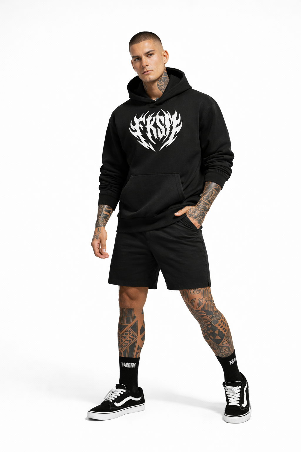 FAKEISM FKSM Essential Hoodie – Black