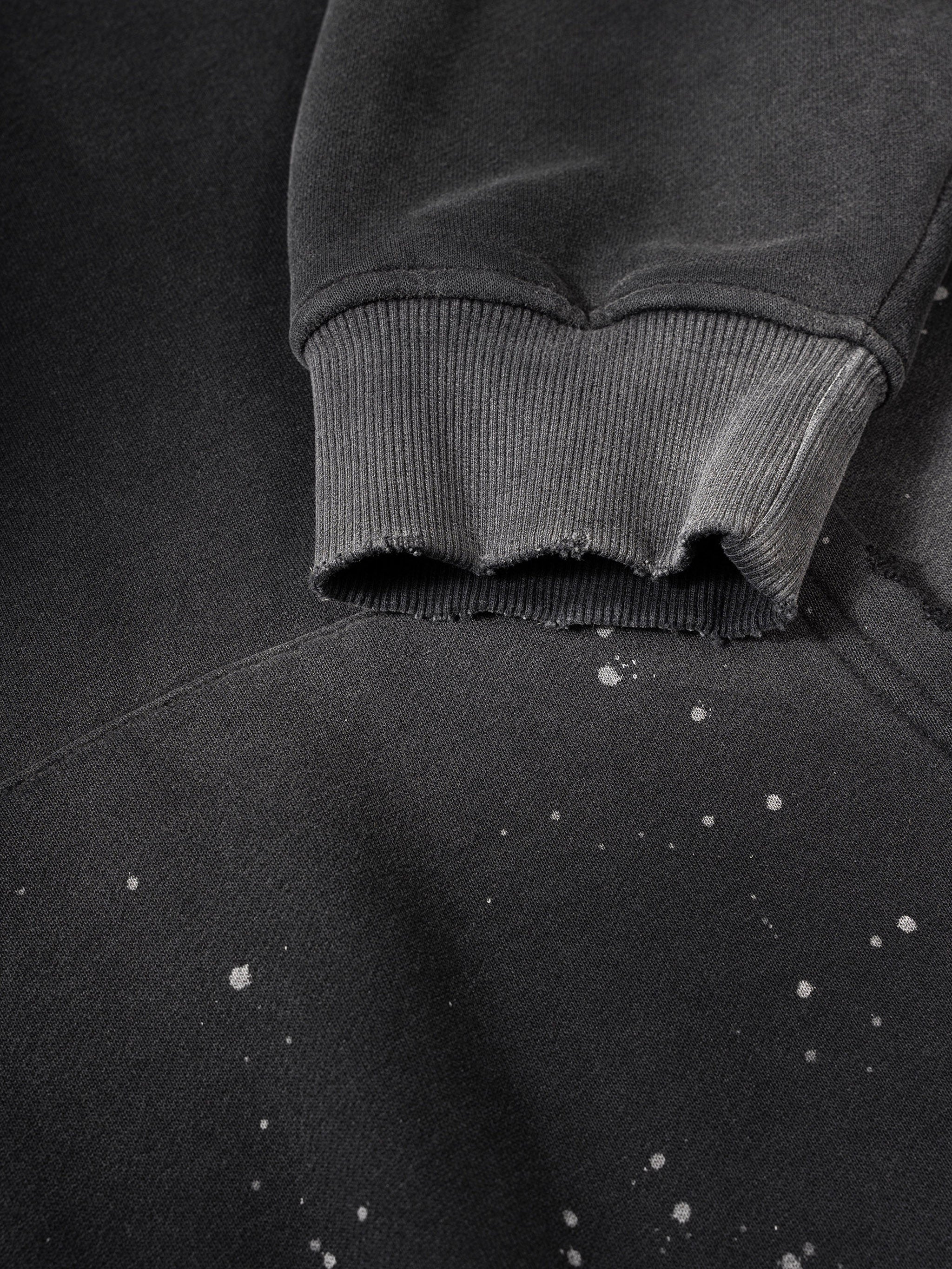 Distressed Graff FAKEISM Fleece Hoodie