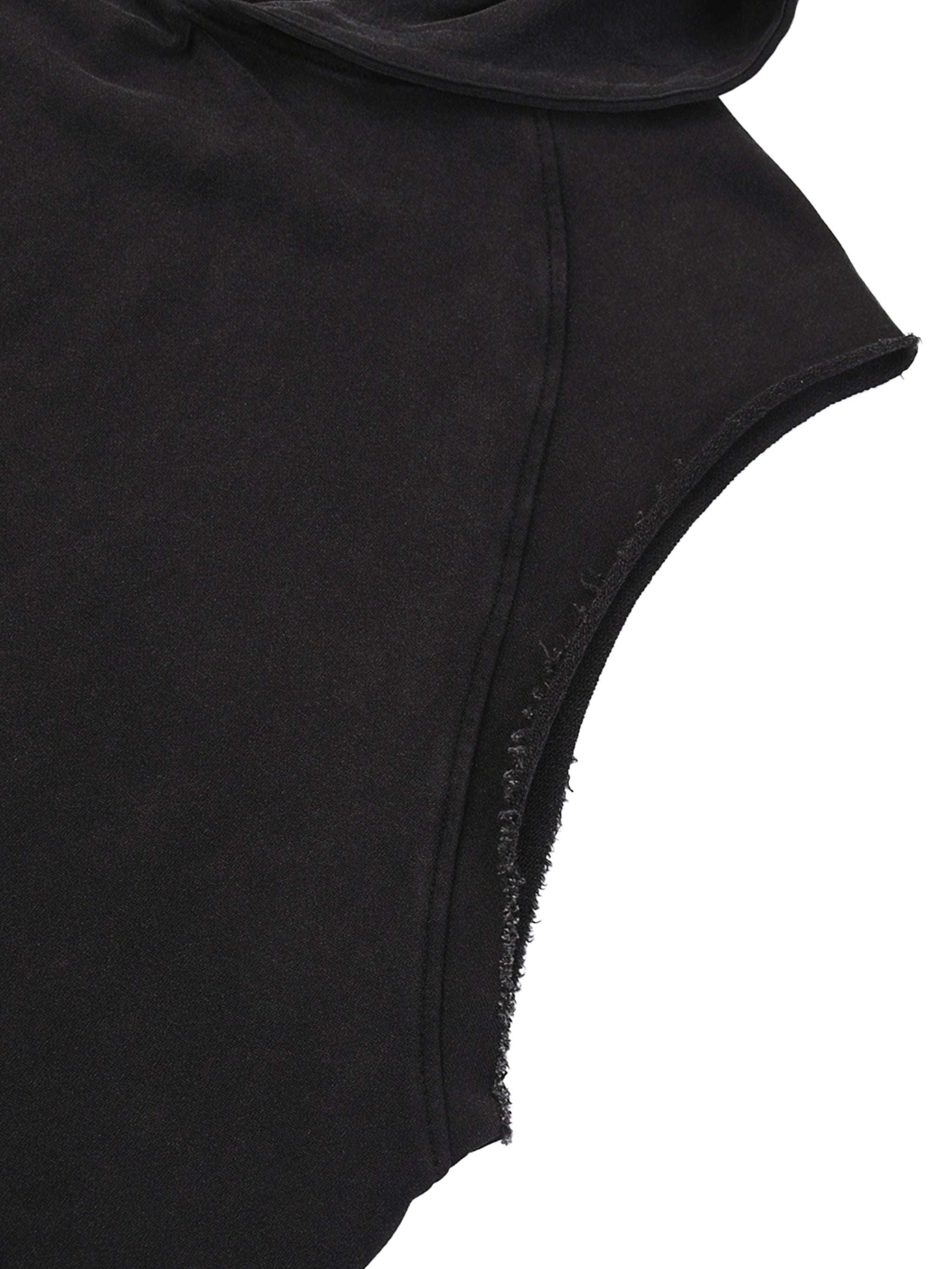 FAKEISM Snow Washed Sleeveless Hoodie